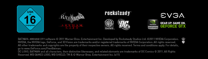 Batman Arkham City Footer